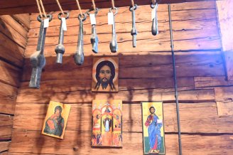 Muzeum Łemkowskie w cerkwi św. Onufrego w Wisłoku Wielkim (obecnie kościół rzymskokatolicki p.w. św. Onufrego), Beskid Niski, gmina Komańcza